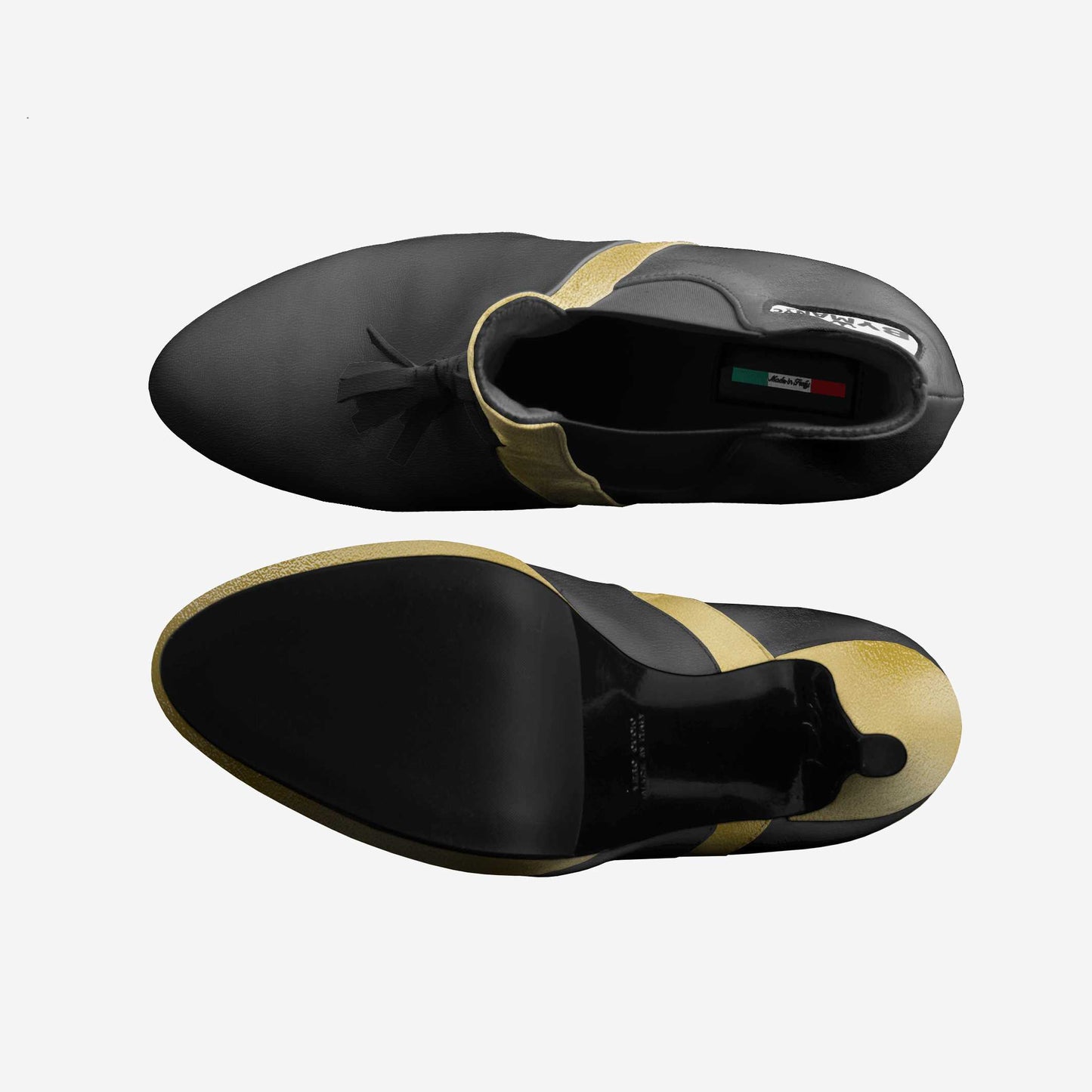 Limited Edition Vegan Over-the-Knee Boots BYMANYC® New York Skyline Black-3