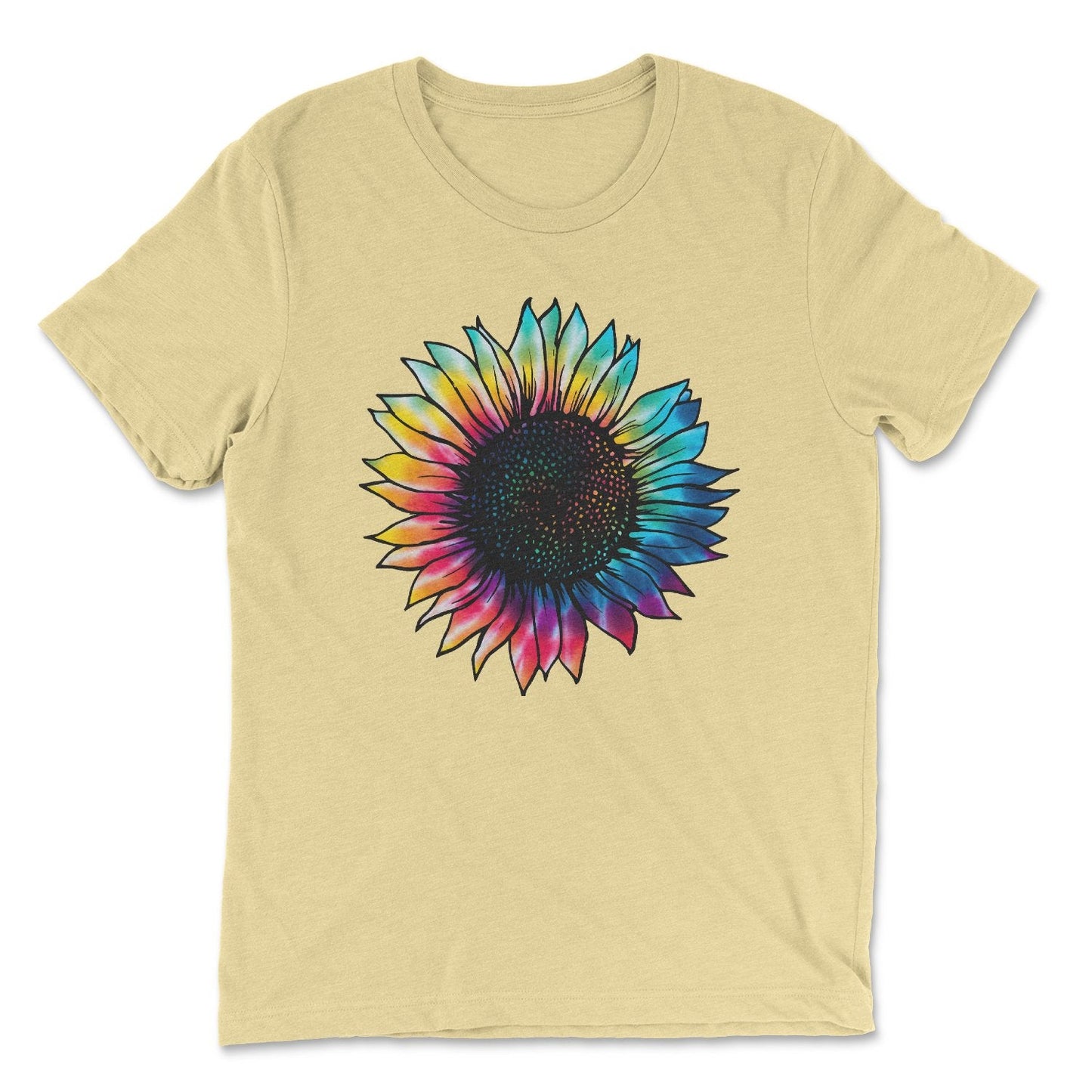 Tie Dye Sunflower Tee-0