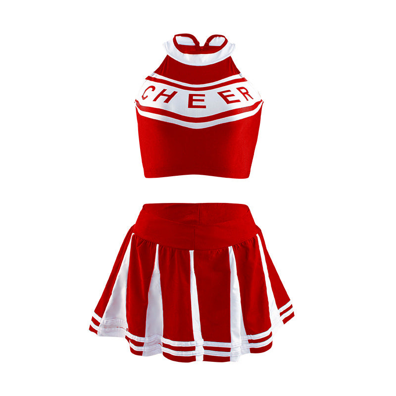 Wholesale Sexy Cheerleader Two-Piece Lingerie Set