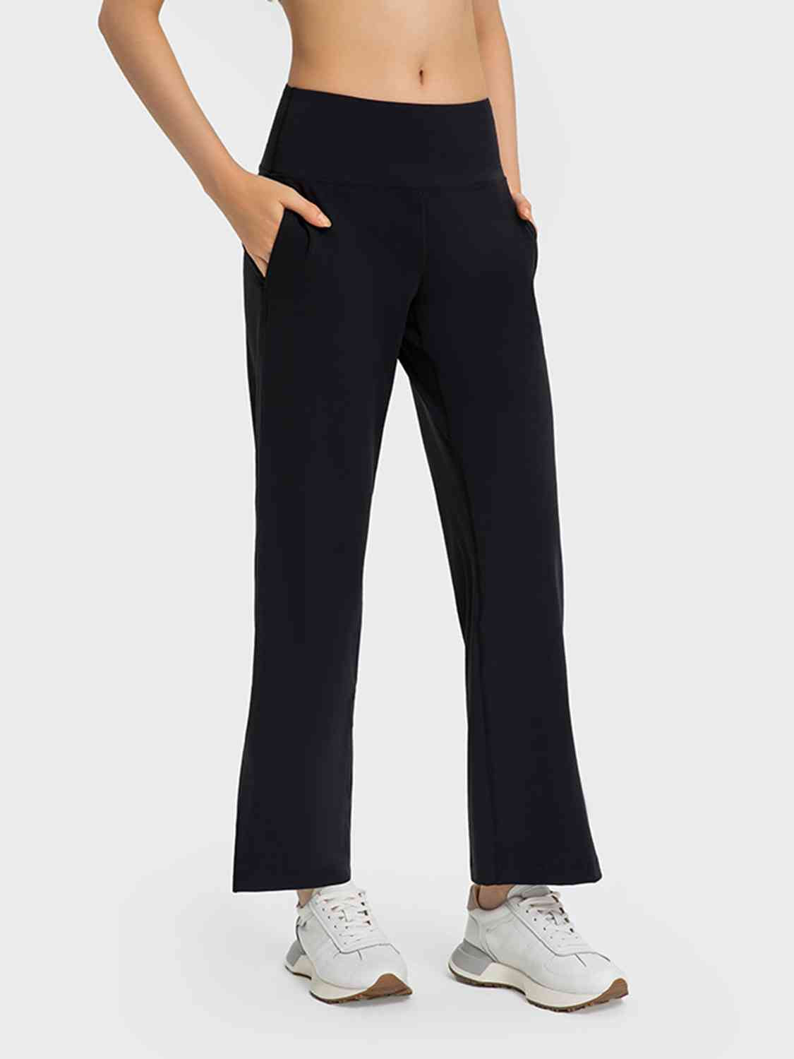 Slit Sport Pants-5