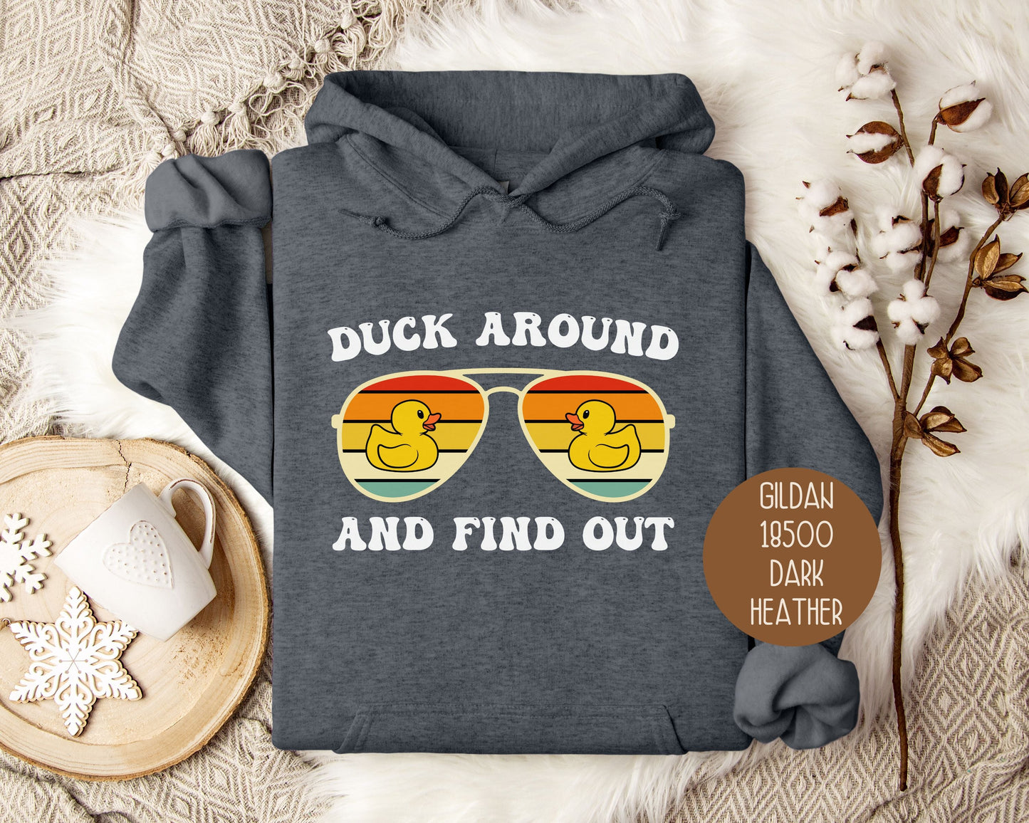 Duck Around and Find Out Hoodie-3