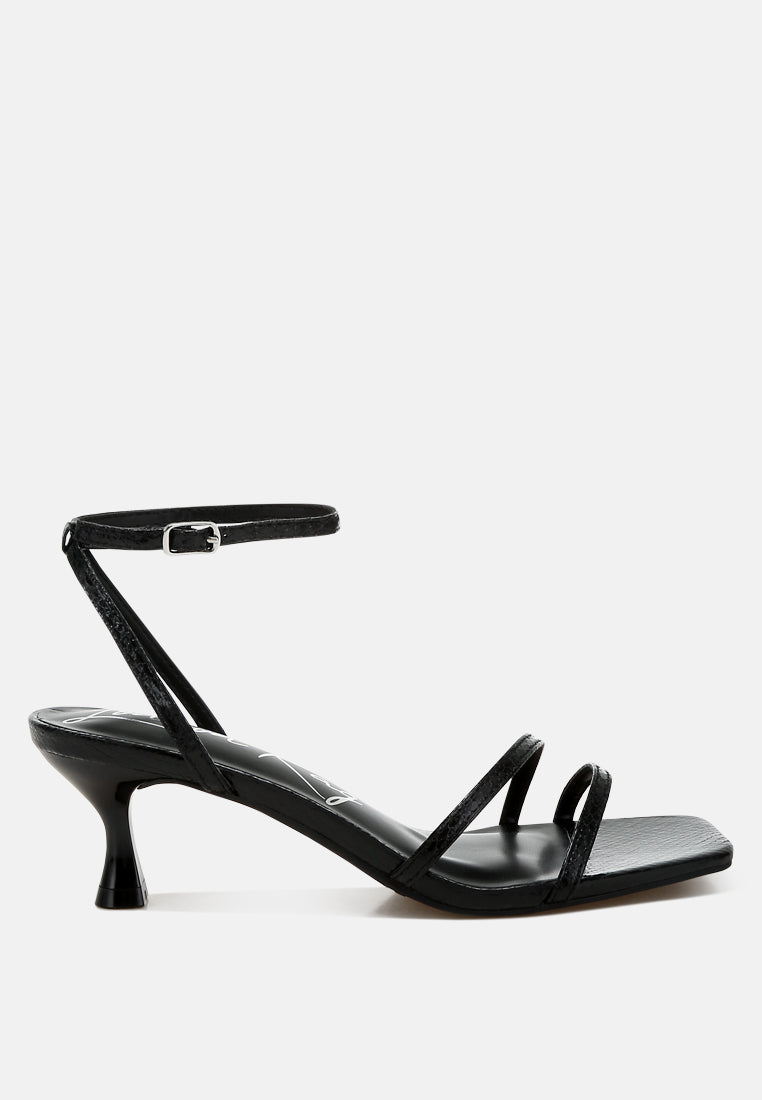 Deacon Faux Leather Strappy Sandals-5