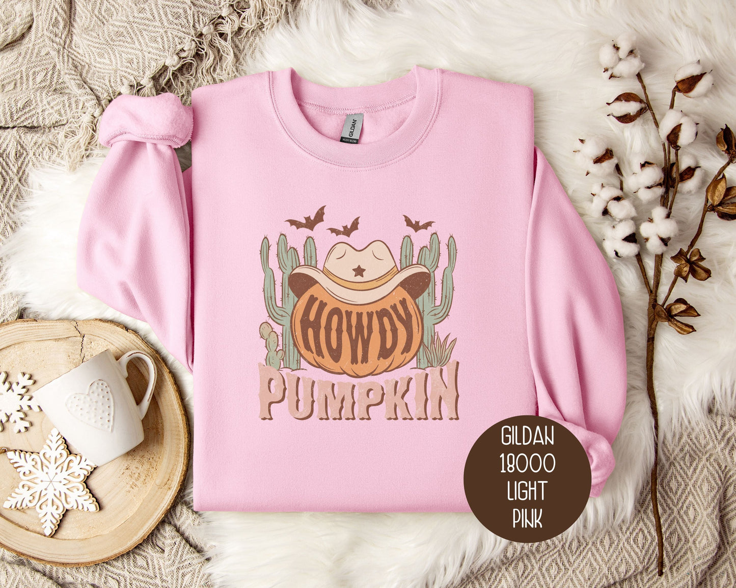 Howdy Pumpkin Western Sweatshirt-3