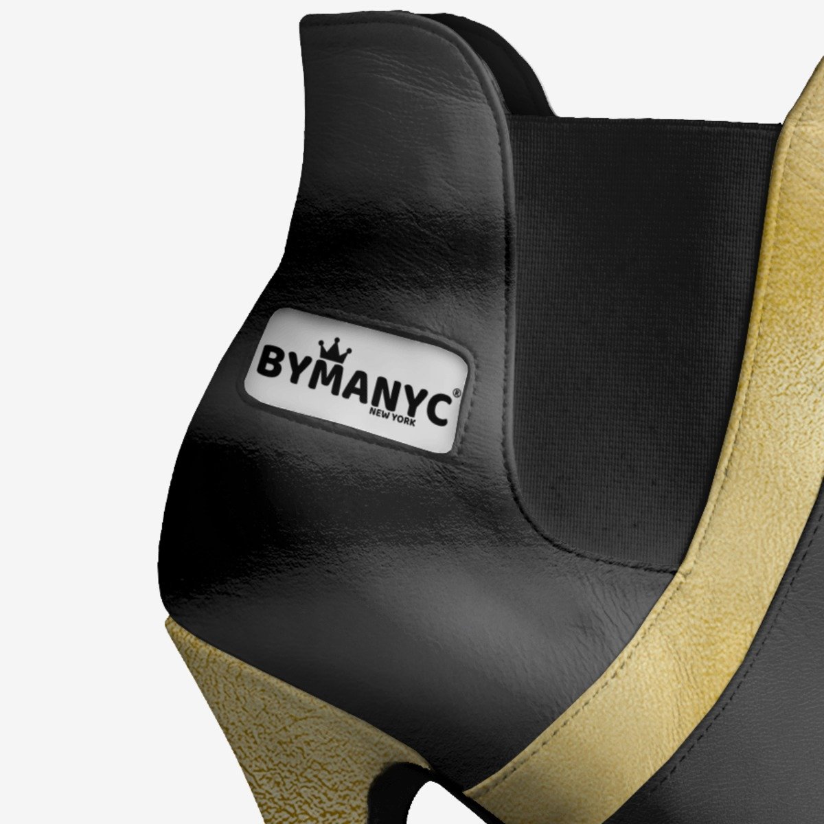 Limited Edition Vegan Over-the-Knee Boots BYMANYC® New York Skyline Black-2