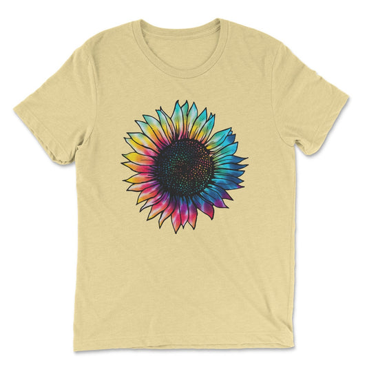 Tie Dye Sunflower Tee-0