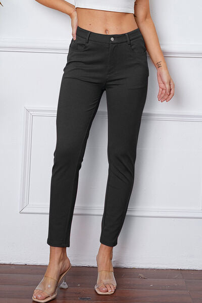 Essential Stretchy Stitch Pants-8
